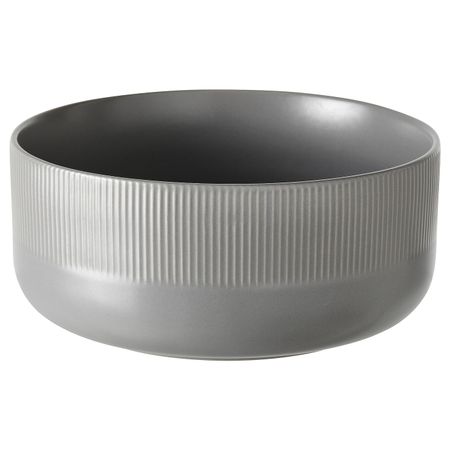 Кашпо, для дома, улицы серый 22 см IKEA GRADVIS ГРАДВИС 405.029.24