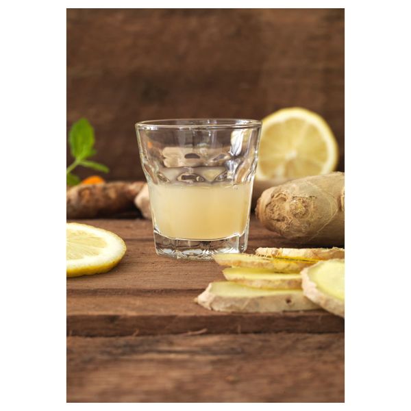 Стопка, прозрачное стекло 5 сл IKEA POKAL ПОКАЛ 104.796.23 - схема-чертеж с размерами