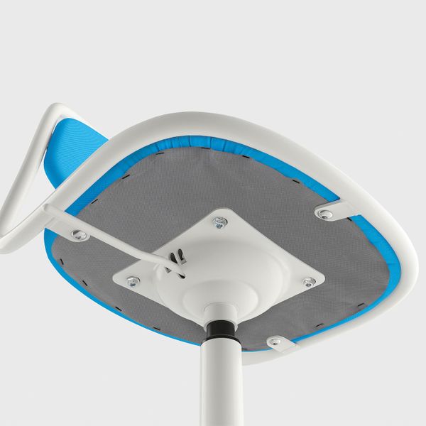 Детский стул для письменного стола, белый/Висле ярко-синий IKEA ÖRFJÄLL ОРФЬЕЛЛЬ 503.730.21 - фото 5