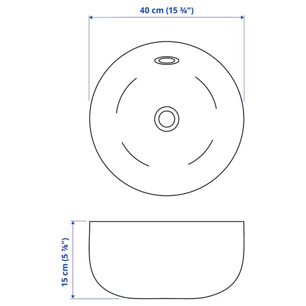 IKEA, дополнительный ракурс - схема-чертеж с размерами