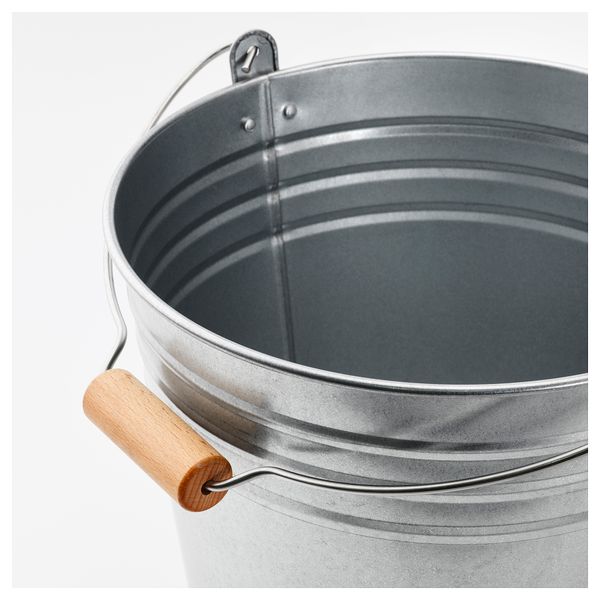 Ведро/горшок СОККЕР, д/дома/улицы, оцинковка (10 л) - фото 2