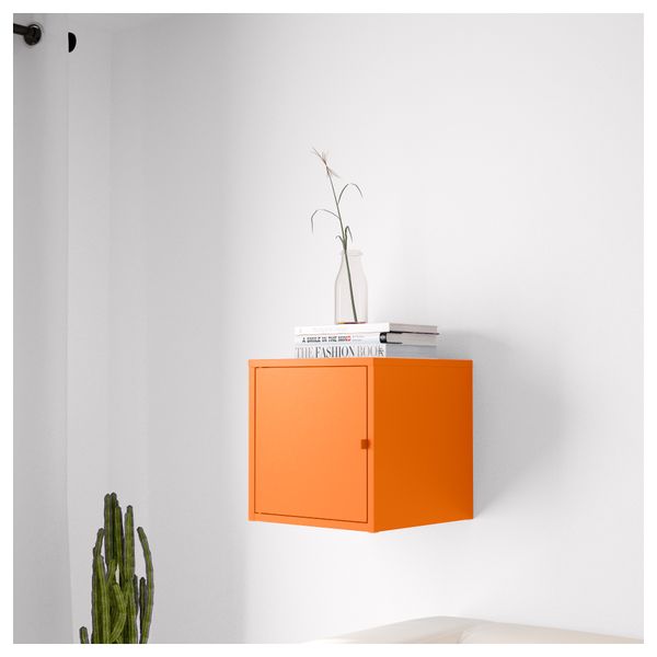 Шкаф ЛИКСГУЛЬТ, металлический, оранжевый (35x35 см) - фото 5