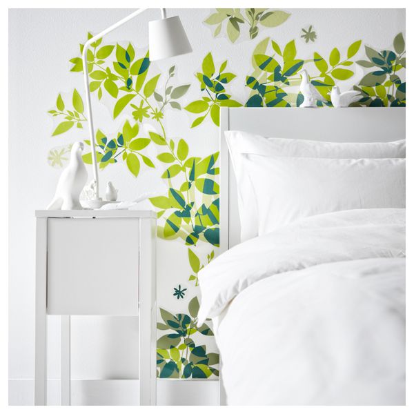 Декоративные наклейки ЭЛЬСАБО, зеленые листья - фото 2