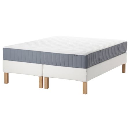 Тахта, 180x200 см, белый, жесткий голубой IKEA ESPEVÄR, VALEVÅG 493.897.54