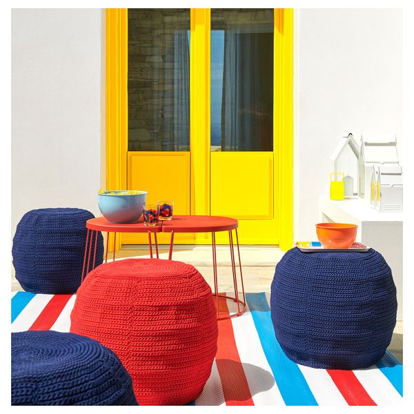 Пуф для дома/сада, синий 48 см IKEA ОТТЕРЁН / ИННЕРСКЭР 692.875.61 - фото 3