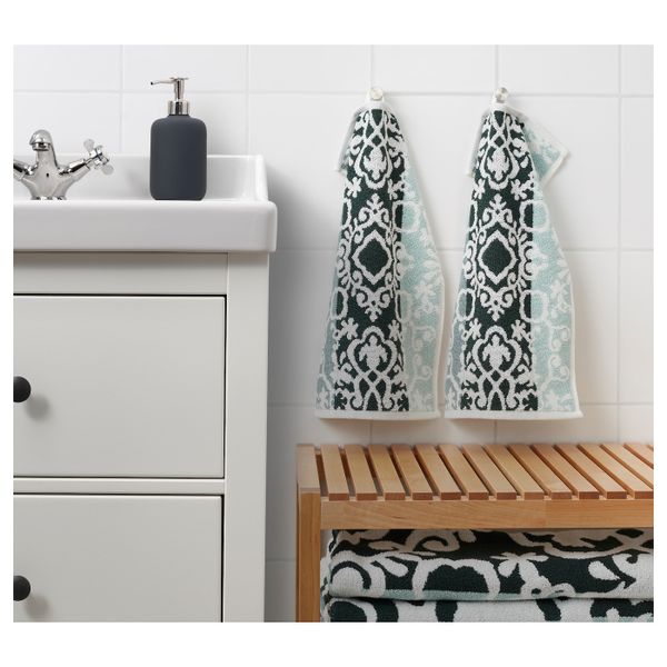 Полотенце, зеленый 30x50 см IKEA БЛЭДЬЕН 103.921.11 - фото 5