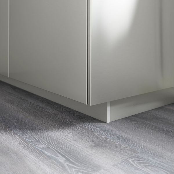 Цоколь, цвет нержавеющей стали 220x8 см IKEA ГРЕВСТА 303.971.60 - схема-чертеж с размерами