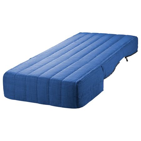 Пенополиуретановый матрас с чехлом, Шифтебу синий 80x188 см IKEA LYCKSELE ЛИКСЕЛЕ 204.811.16