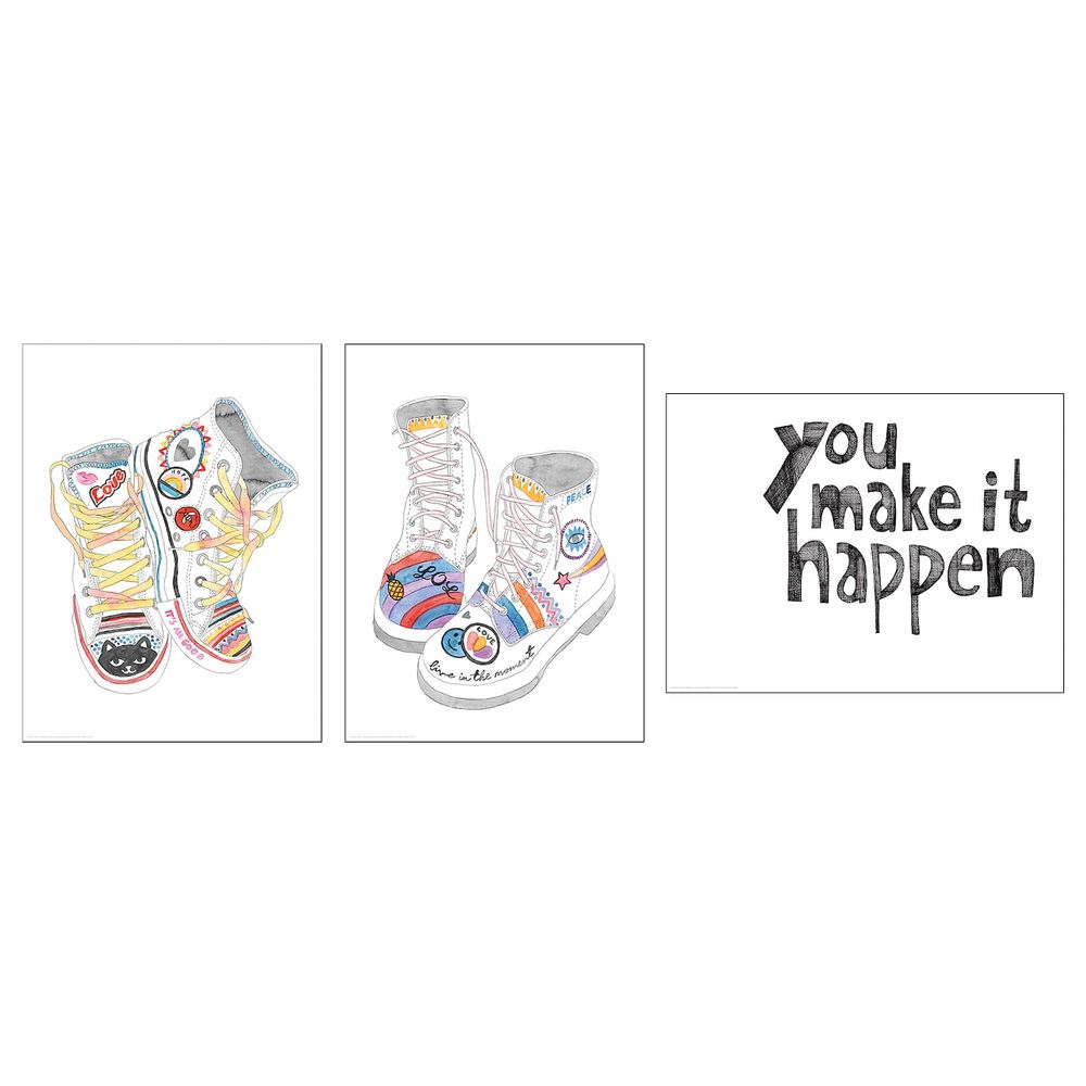 Постер, Make it happen, 30x40 см IKEA БИЛЬД 104.481.94 - фото 1