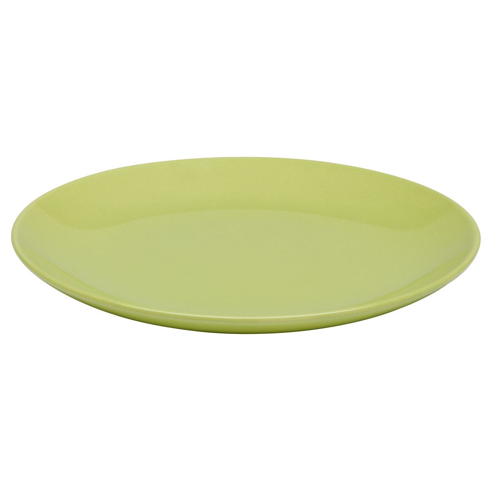Тарелка десертная ФЭРГРИК, зеленый, фаянс (21 см) - фото 1