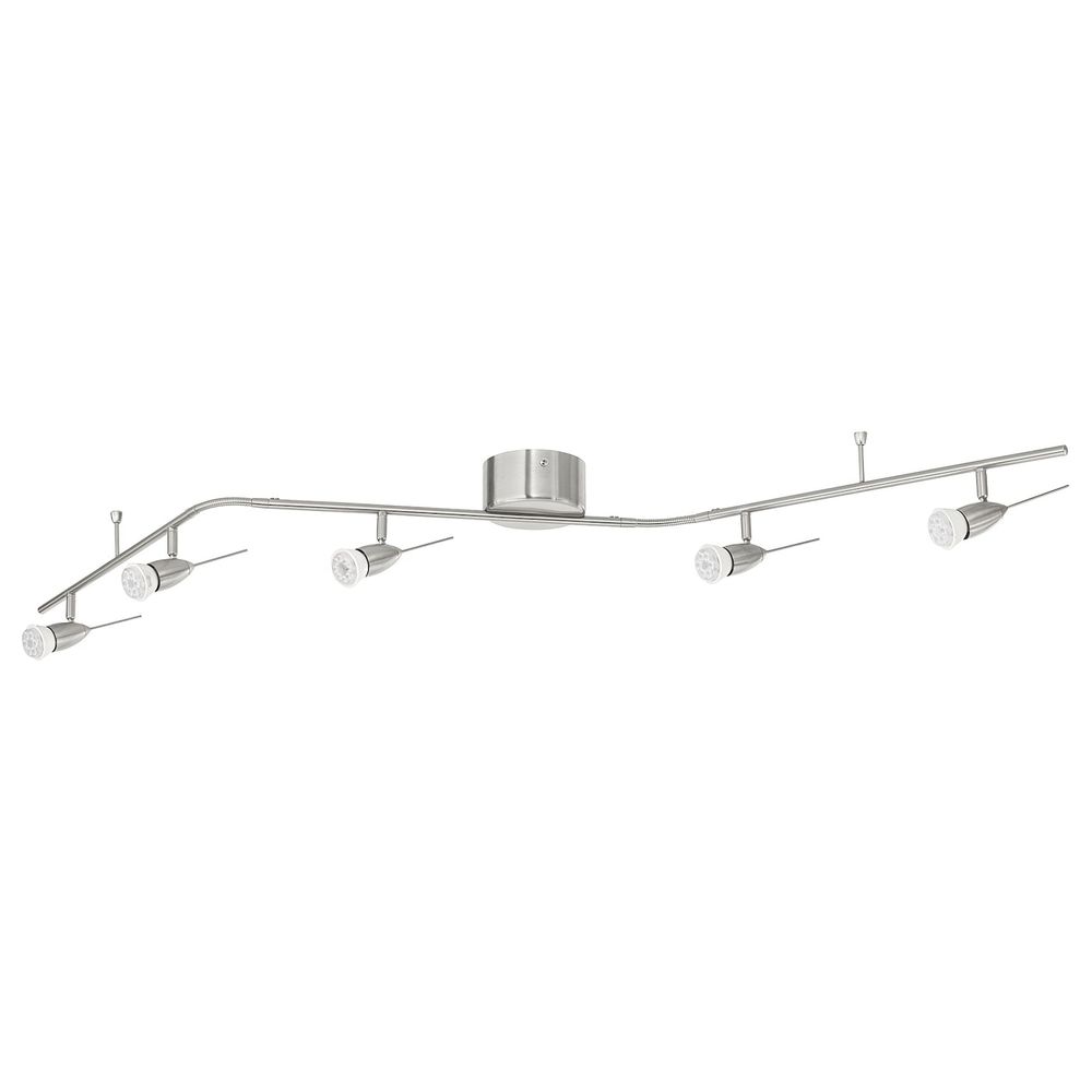 Потолочная шина, 5 софитов, никелированный IKEA HUSINGE ХУСИНГЕ 203.869.54 - фото 1