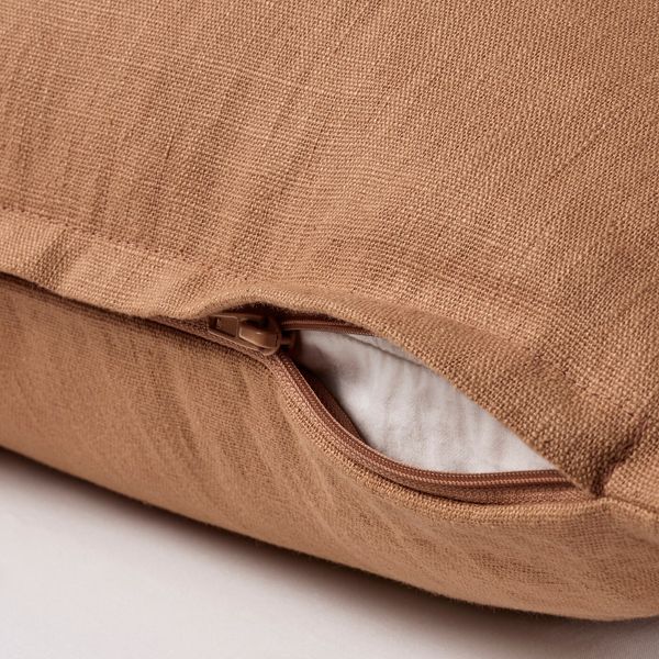 Чехол на подушку, светло-коричневый 50x50 см IKEA VIGDIS ВИГДИС 704.866.92 - фото 2