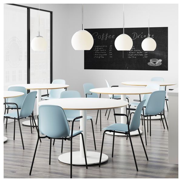 Легкое кресло ЛЕЙФ-АРНЕ, голубой, Дитмар черный - фото 6