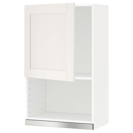 Навесной шкаф для СВЧ-печи МЕТОД, белый, Сэведаль белый