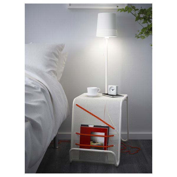 Придиванный столик с подсветкой ИКЕА ПС 2014, белый (68x38 см) - фото 4