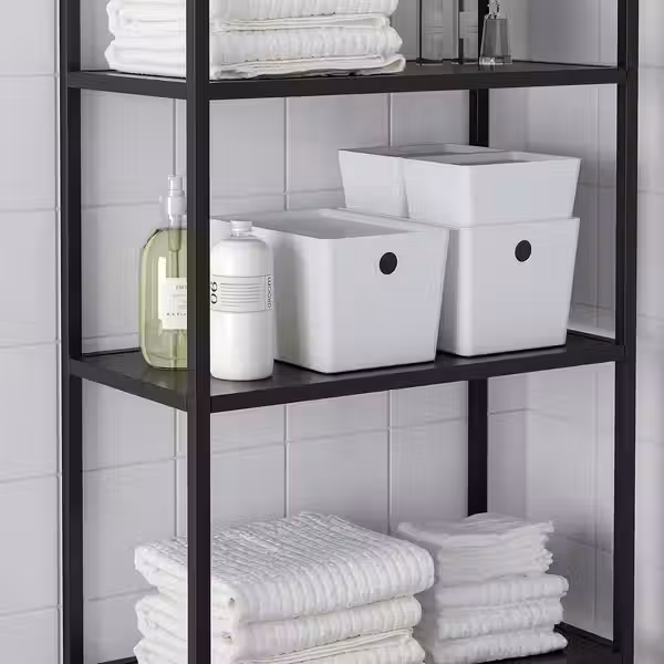 KUGGIS Контейнер - белый 18x26x15 см - фото 5