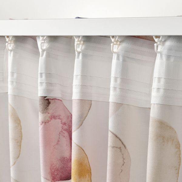 Гардины, 2 шт., 145x300 см, разноцветный IKEA SÄCKMAL 505.471.25 - фото 9