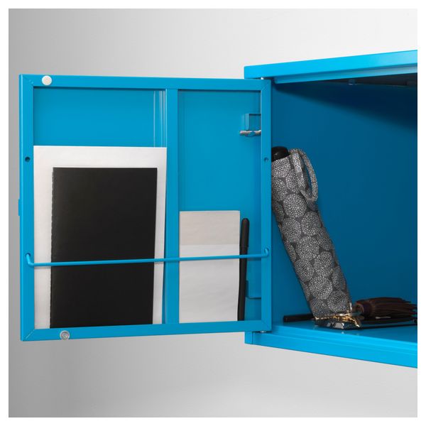 Шкаф ЛИКСГУЛЬТ, металлический, синий (35x35 см) - фото 3