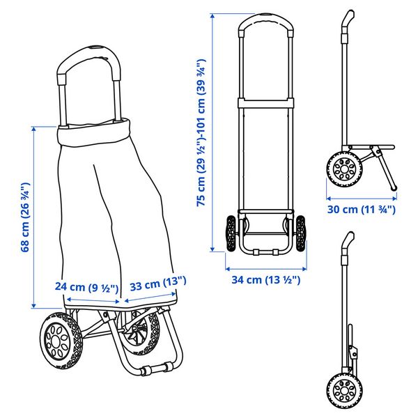 IKEA, дополнительный ракурс - схема-чертеж с размерами