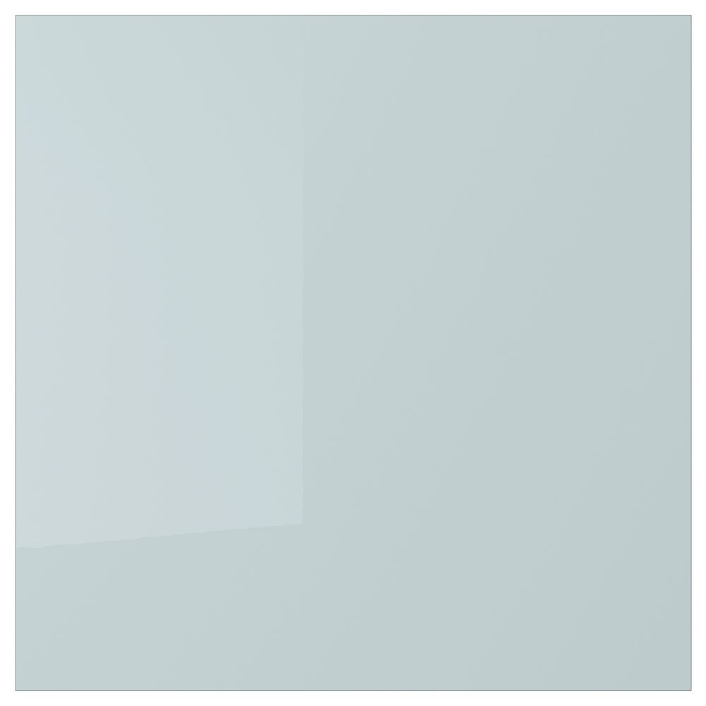 Дверь, 60x60 см, глянцевый серо-синий светлый IKEA KSTALLARP СТАЛЛАРП КАЛЛАРП 805.201.53 - фото 1