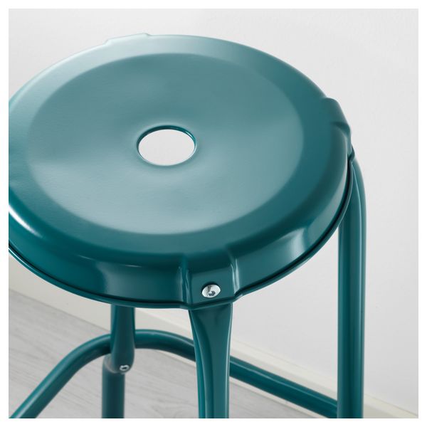 Табурет барный РОСКУГ, синий (63 см) - фото 3