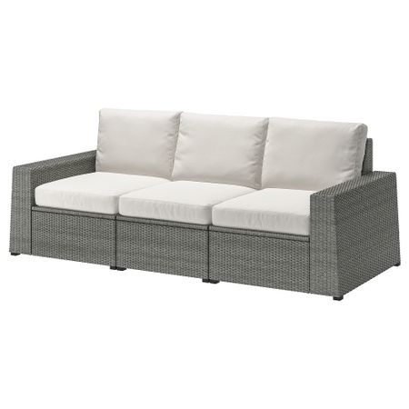 3-местный модульный диван, садовый, 223x82x88 cm IKEA SOLLERÖN СОЛЛЕРОН 192.877.66
