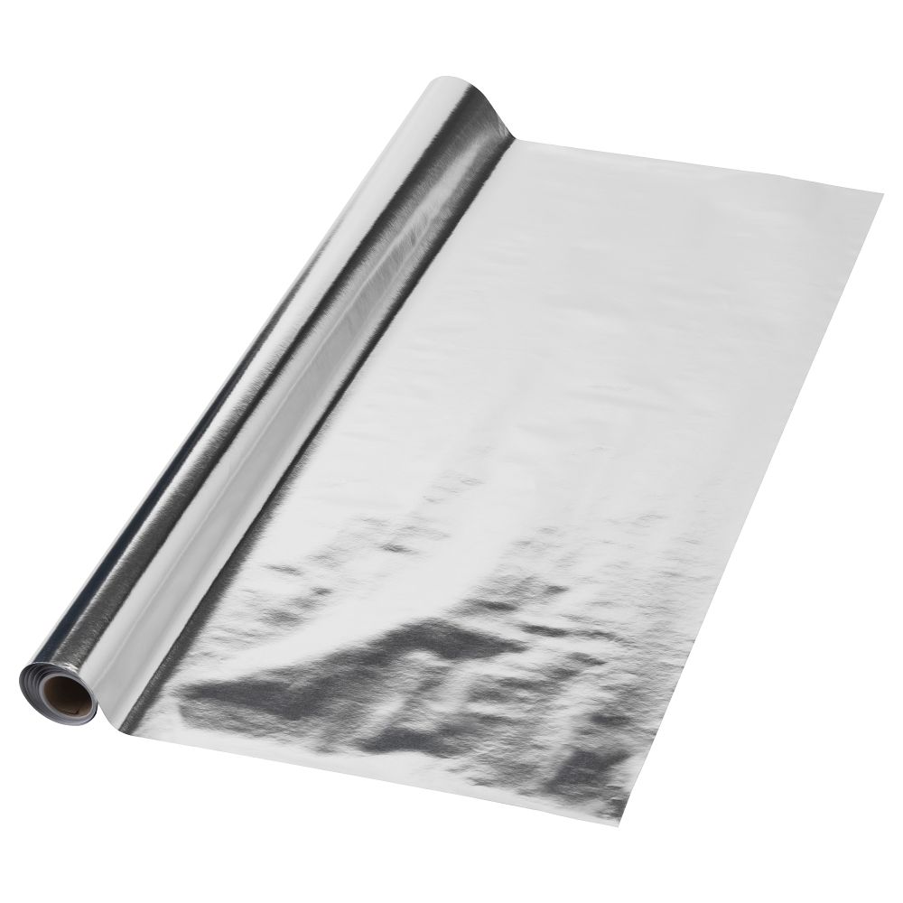 Рулон оберточной бумаги ВИНТЕР 2018, серебристый (4x0.7 м) - фото 1