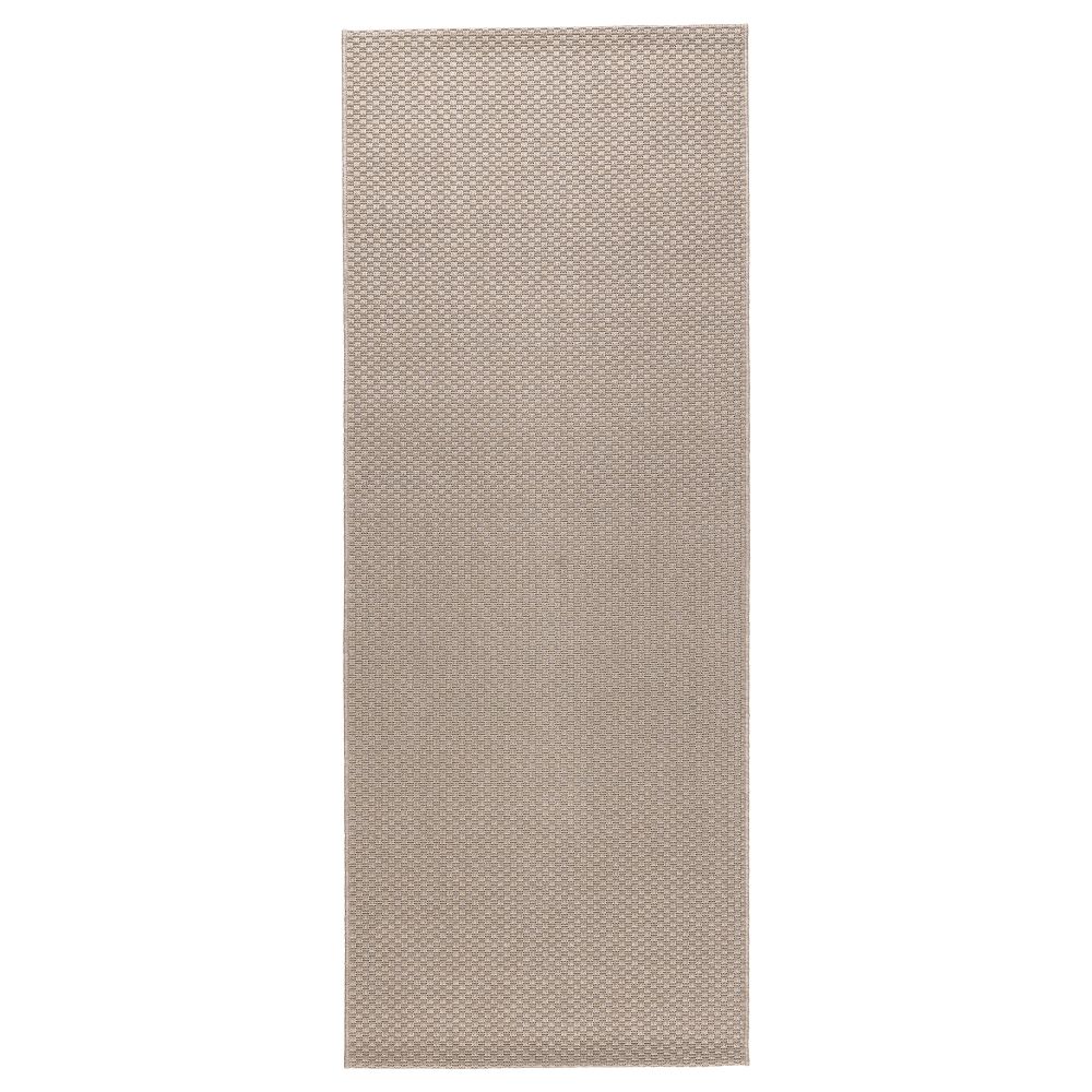 Ковер безворсовый, для дома/улицы МОРУМ, бежевый (80x200 см) - фото 1