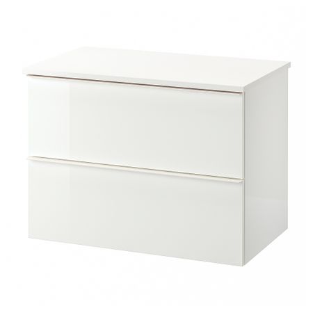 Шкаф для раковины с 2 ящиками, 82x49x60 cm IKEA TOLKEN ТОЛКЕН, GODMORGON ГОДМОРГОН 292.954.50