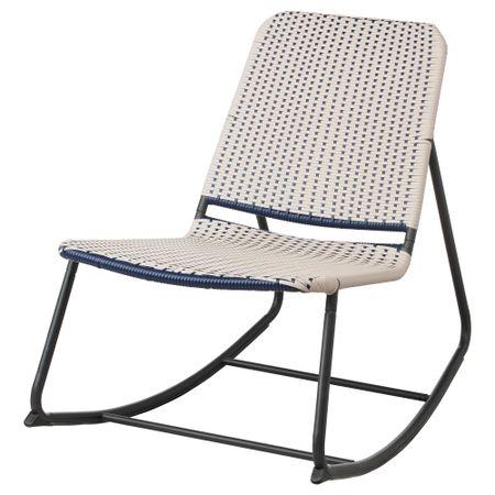 Кресло-качалка ОВЕРАЛЛЬТ, для сада синий