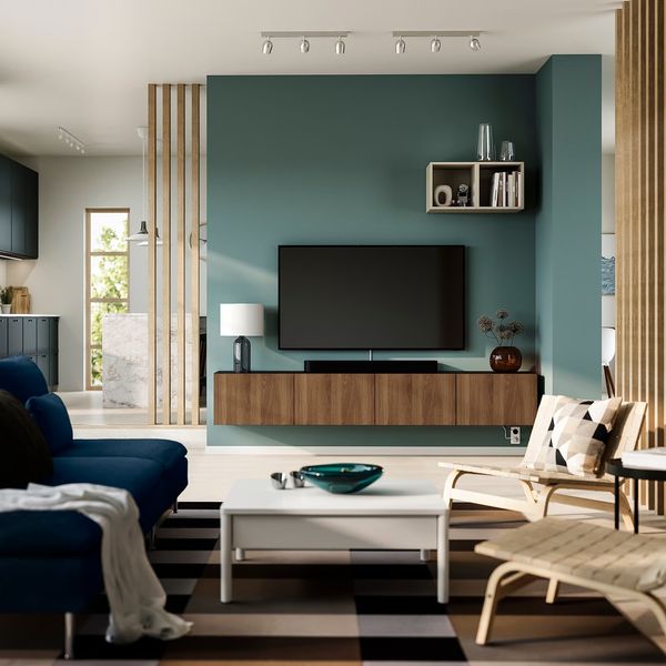 BESTÅ Тумба под ТВ, с дверцами - фото 2