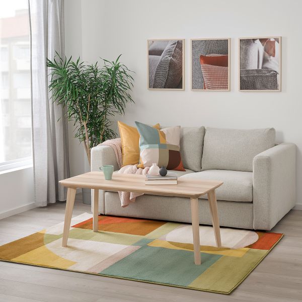 Чехол на подушку, разноцветный 50x50 см IKEA STENMÄTARE СТЕМЭТАРЕ 604.725.15 - фото 3