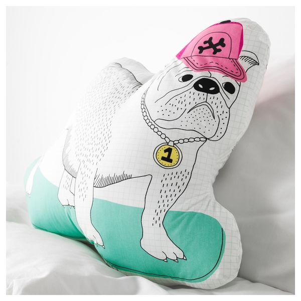 Подушка ТОРИН, собака разноцветный (43x47 см) - фото 3