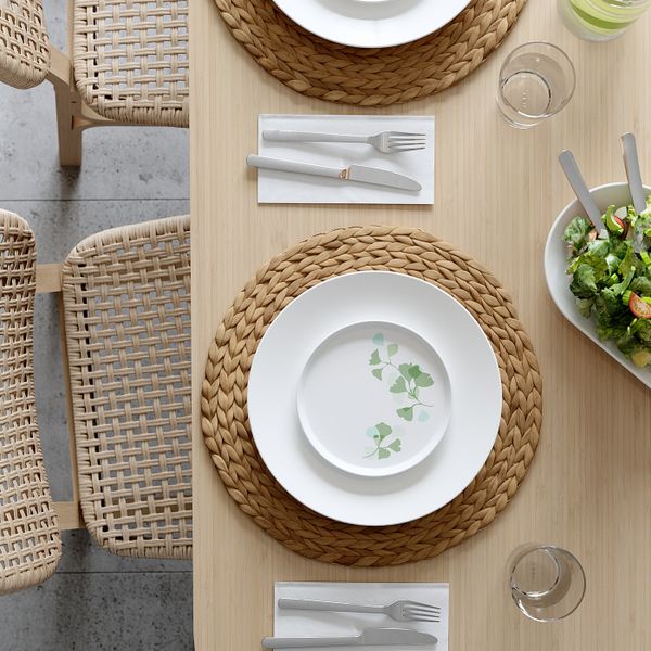 Стол и 4 стула, бамбук/бамбук 180x90 см IKEA VOXLÖV ВОКСЛЁВ / VOXLÖV ВОКСЛЁВ 893.886.58 - фото 5