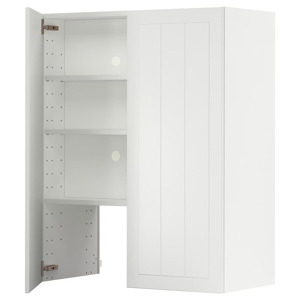 METOD Навесной шкаф д/вытяжки/полка/дверь - белый/Stensund белый 80x100 см - фото 1