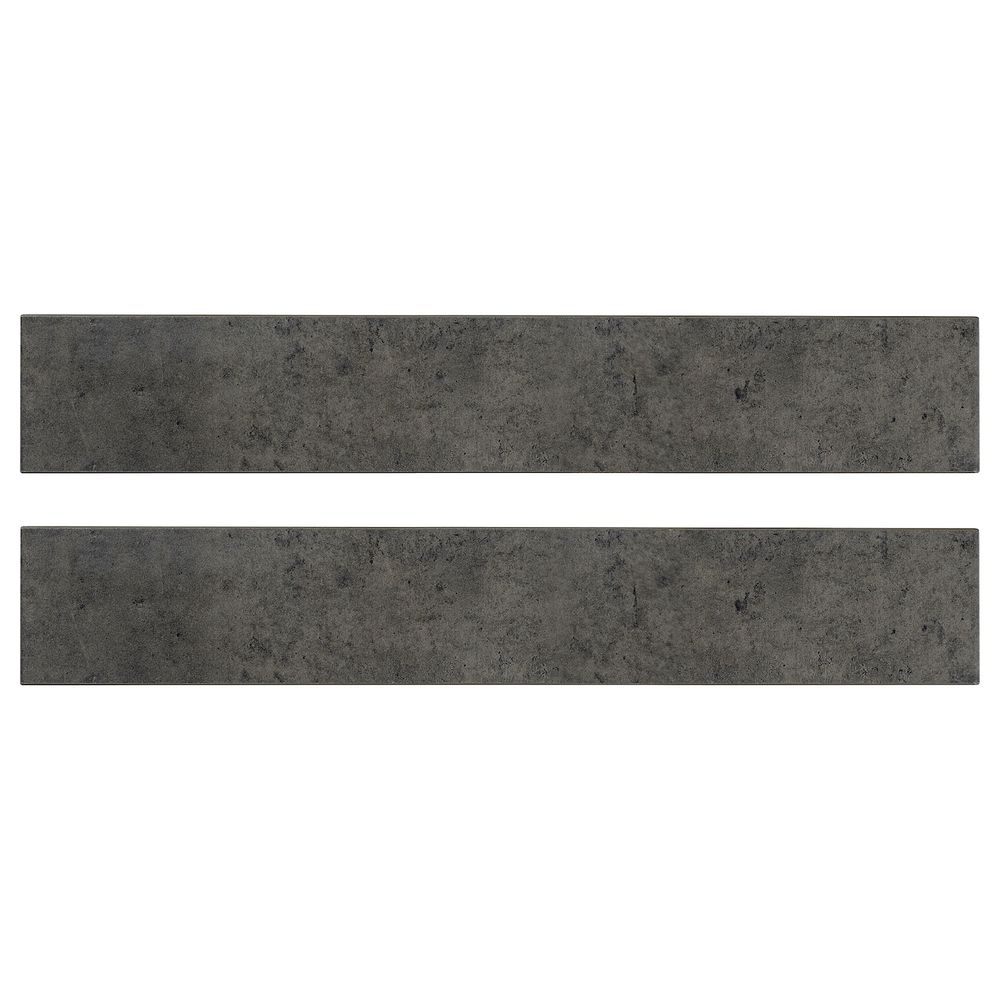 Фронтальная панель ящика, темно-серый под бетон 60x10 см IKEA KALHYTTAN КАЛЬХЮТТАН 405.217.48 - фото 1