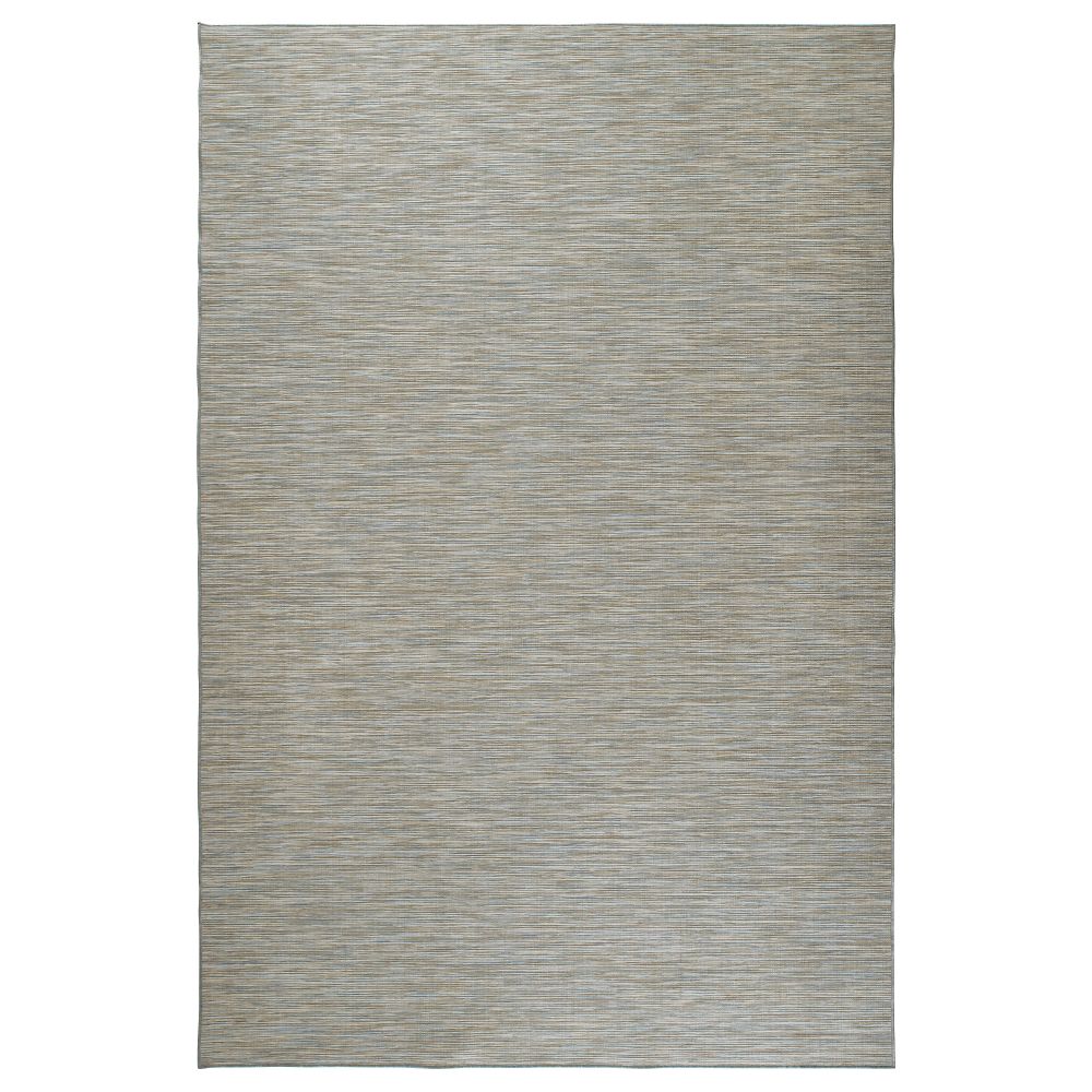 Ковер, безворсовый ХОДДЕ, д/дома/улицы синий, бежевый - фото 1