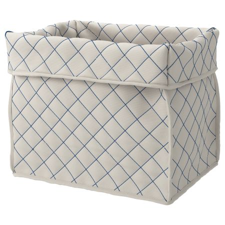 Корзина СКУББАРЕ, неокрашенный, синий (36x25x38 см)