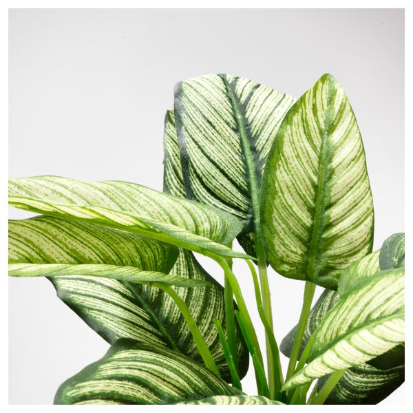 Искусственное растение в горшке ФЕЙКА, диффенбахия (9 см) - схема-чертеж с размерами