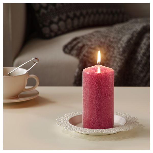 Неароматическая свеча формовая ВИНТЕР 2017, красный (14 см) - схема-чертеж с размерами