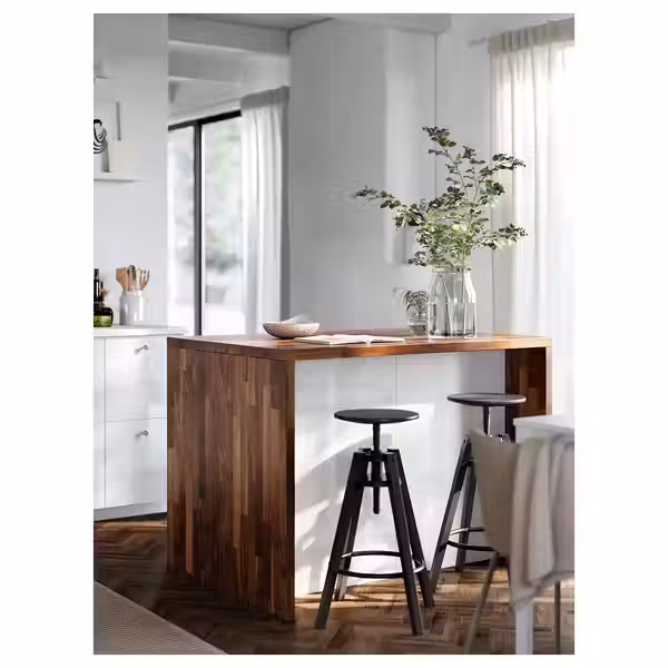 KARLBY Столешница под заказ - грецкий орех/шпон 30-45x3.8 см - фото 10