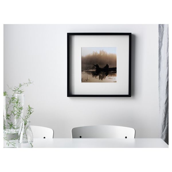 Рама, черный 50x50 см IKEA РИББА 603.815.82 - фото 3