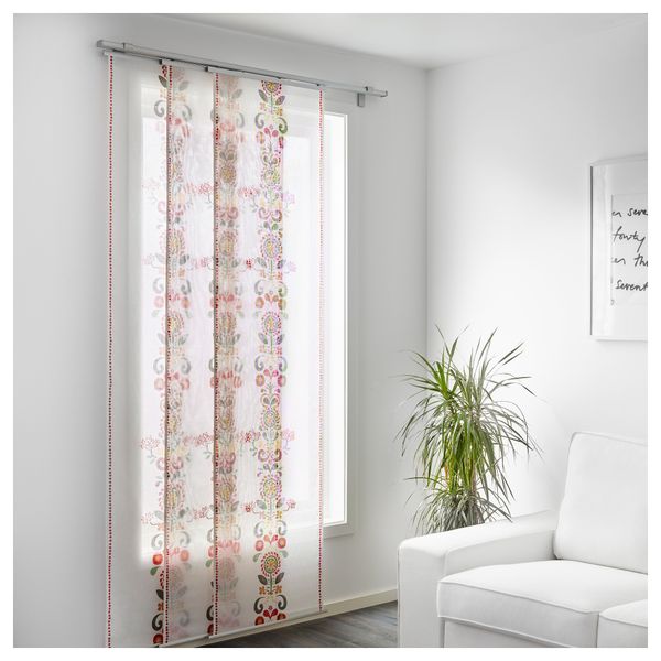 Узкая гардина ОКЕРКУЛЛА, разноцветный (60x300 см) - фото 2