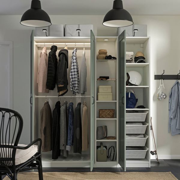 PAX / GRIMO Гардероб, комбинация - схема-чертеж с размерами