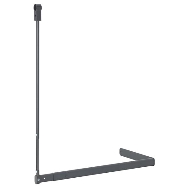 Дополнительная платяная штанга КОМПЛИМЕНТ, темно-серый (54-77 см) - схема-чертеж с размерами