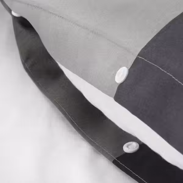 BRUNKRISSLA Пододеяльник и наволочка - чёрный 150x200/50x60 см - фото 4