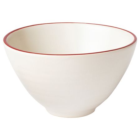 Миска, ручная работа белый, красный 11 см IKEA VINTER 2020 ВИНТЕР 2020 904.725.52