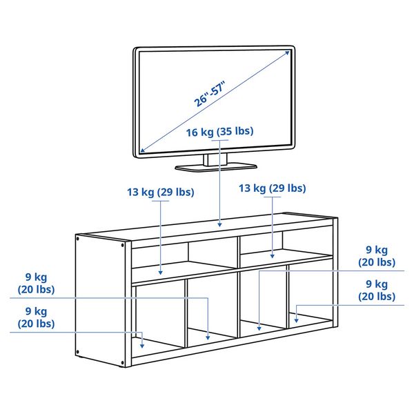 IKEA, дополнительный ракурс - схема-чертеж с размерами