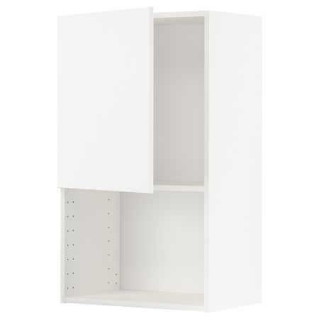 Навесной шкаф для СВЧ-печи, белый/Веддинге белый 60x100 см IKEA METOD МЕТОД 992.243.98