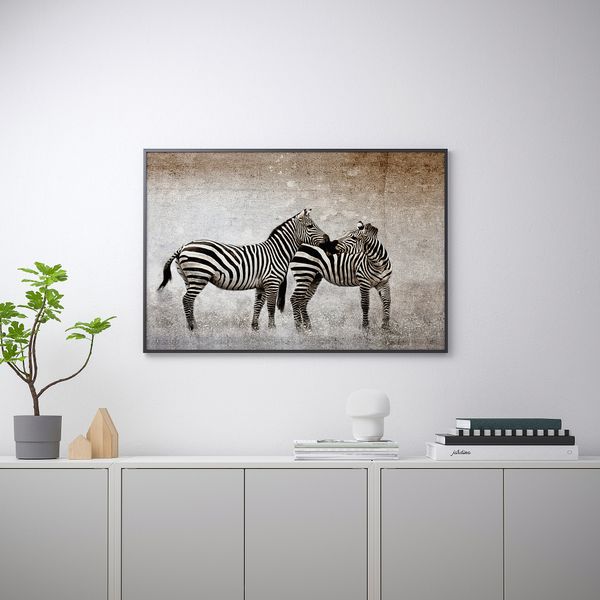 Постер, Зебры, 91x61 см IKEA DRÖMBILD ДРЁМБИЛЬД 904.422.68 - фото 3